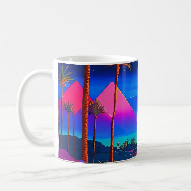 Psychedelic Egypt  Coffee Mug (Left)