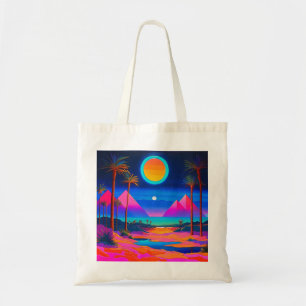 Psychedelic Egypt Tote Bag