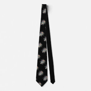 Psychedelic Egyptian scarab beetle Tie