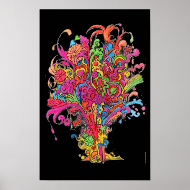 Psychedelic Explosion Poster (Front)