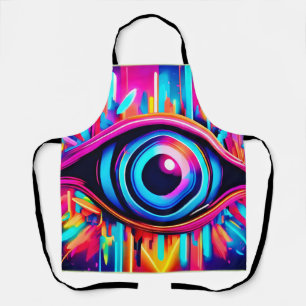 Psychedelic Eye Art Apron