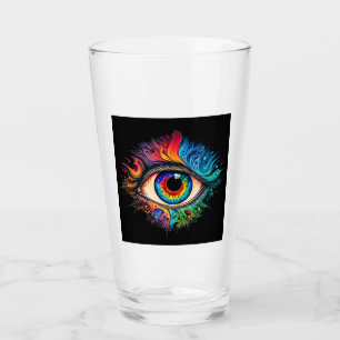 Psychedelic Eye Glass Tumbler