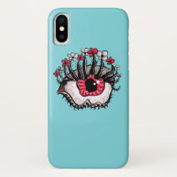 Psychedelic Eye Melt Creepy Dark Art