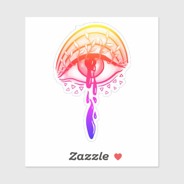 Psychedelic Eye Pastel Goth Aesthetic (Sheet)