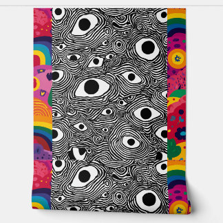 Psychedelic Eye Pattern Wallpaper - Trippy Optical