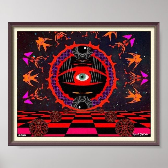 Psychedelic Eye Poster (Front)
