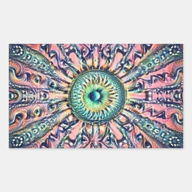Psychedelic Eye Sticker (Front)