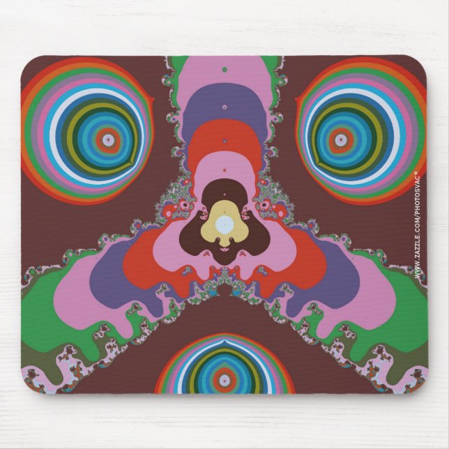 Psychedelic Eyes Mouse Pad (Front)