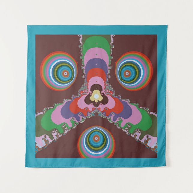 Psychedelic Eyes Tapestry (Front)