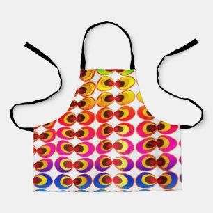 Psychedelic fabric apron