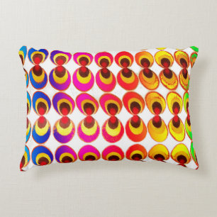 Psychedelic fabric decorative cushion