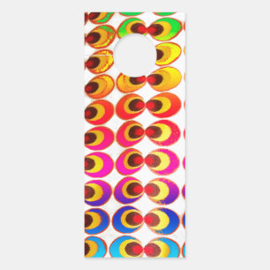 Psychedelic fabric door hanger