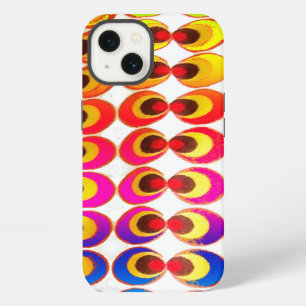 Psychedelic fabric iPhone 13 case