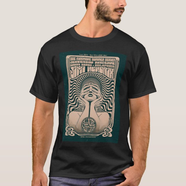 Psychedelic Fillmore Auditorium T-Shirt (Front)