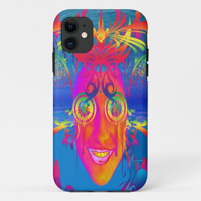 Psychedelic Fish Case-Mate iPhone Case (Back)