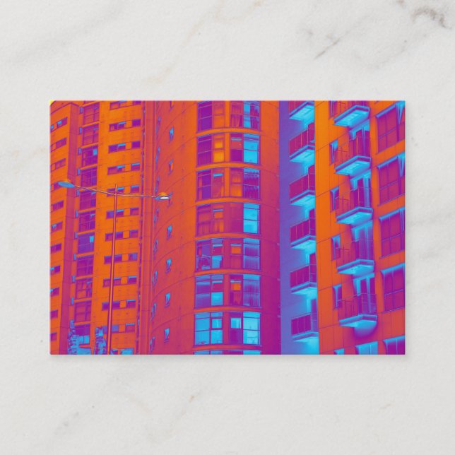 Psychedelic Flats Business Card (Front)