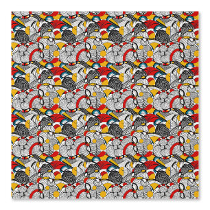 Psychedelic Floral Frenzy: A Vibrant Pattern Wallpaper