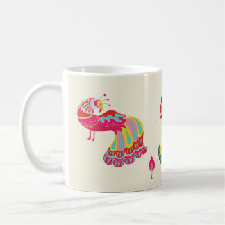 Psychedelic Folk Pheasant Coffee Mug