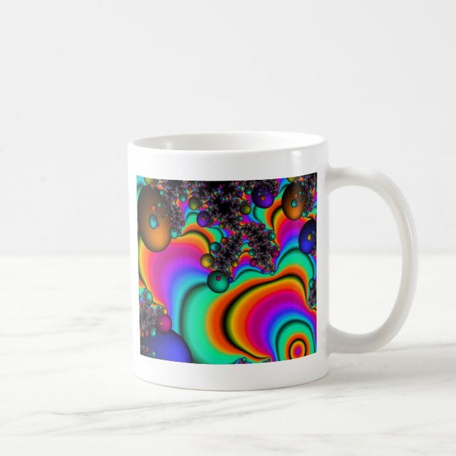 psychedelic fractal art coffee mug (Right)