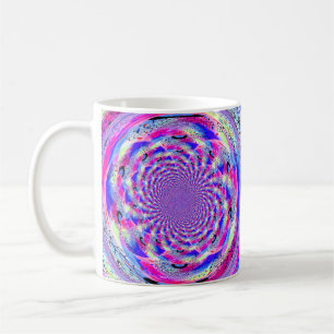 Psychedelic Fractal Design Coffee Mug