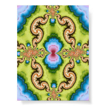 Psychedelic Fractal Dragon Pattern Art