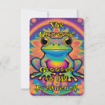 Psychedelic Frog Vibes for Confidence Self-Trust 