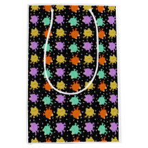 Psychedelic Frogs Multicolored Wrapping Paper 