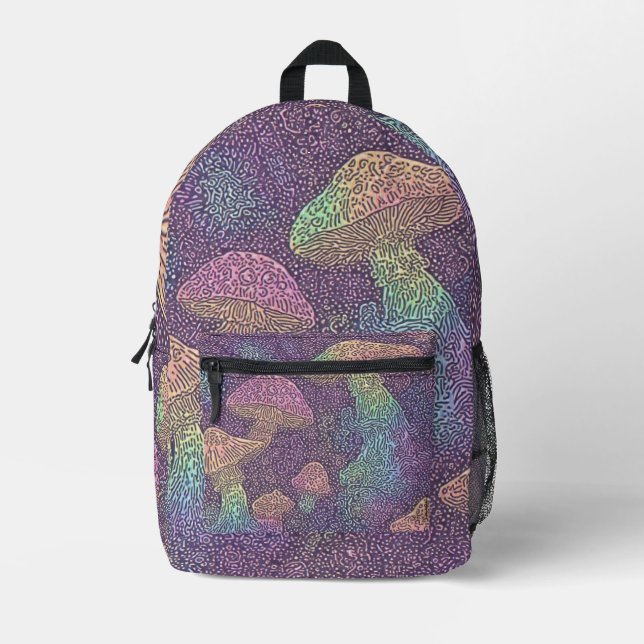 Psychedelic Fungi Galaxy - Backpack (Front)