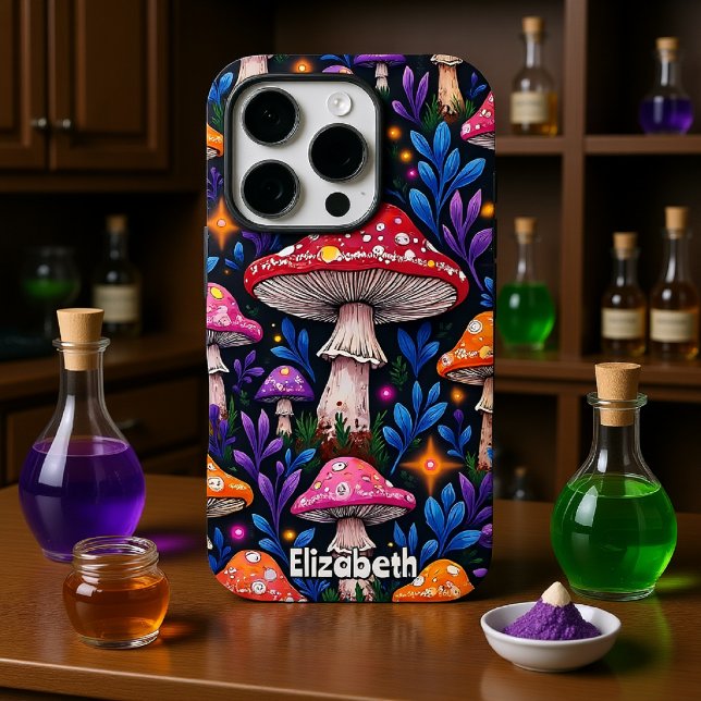  "Psychedelic Fungi Pattern Case-Mate iPhone Case (Creator Uploaded)