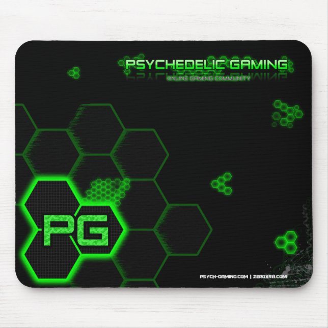 Psychedelic Gaming Mouse Pad (Front)