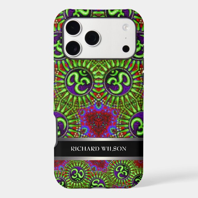 Psychedelic GOA OM Pattern Galaxy S5 (Back)