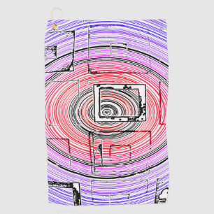 Psychedelic Golf Towel