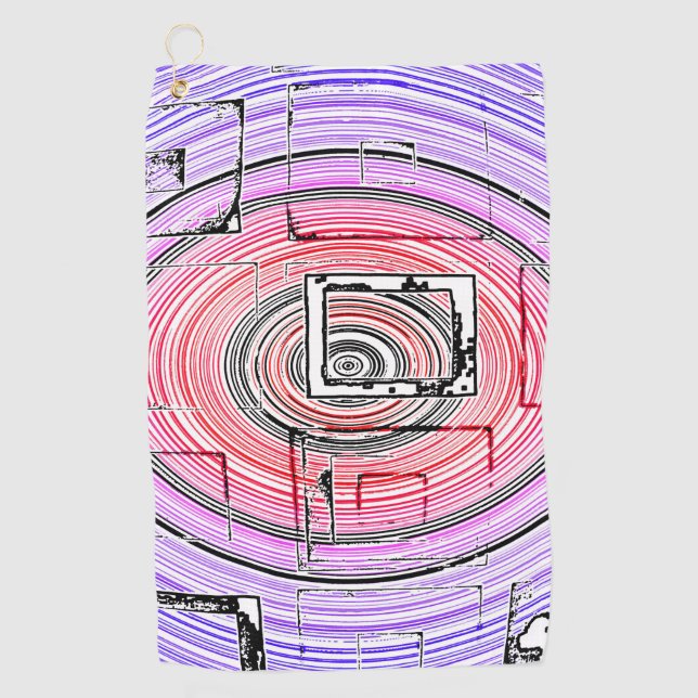 Psychedelic Golf Towel (Front)