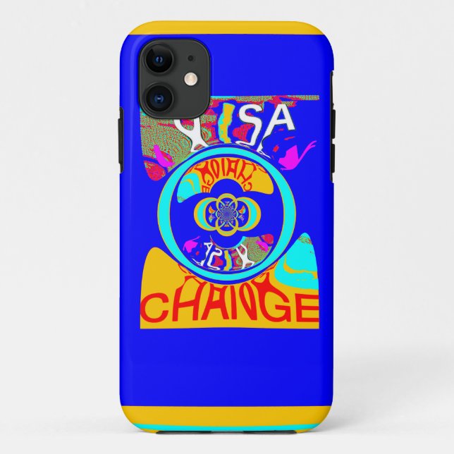 Psychedelic Groove: Pop Art Abstract Energy Case-Mate iPhone Case (Back)