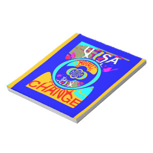 Psychedelic Groove: Pop Art Abstract Energy Notepad