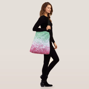 Psychedelic Groovy Abstract Abrosexual Pride Flag Crossbody Bag