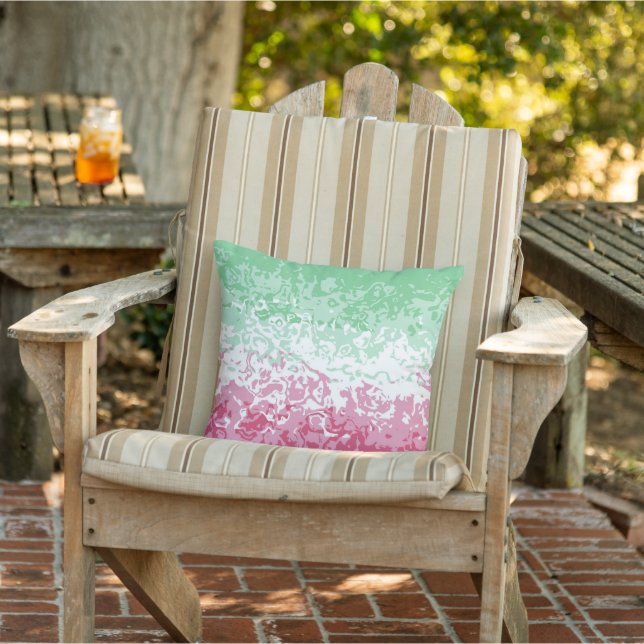 Psychedelic Groovy Abstract Abrosexual Pride Flag Cushion (Chair)