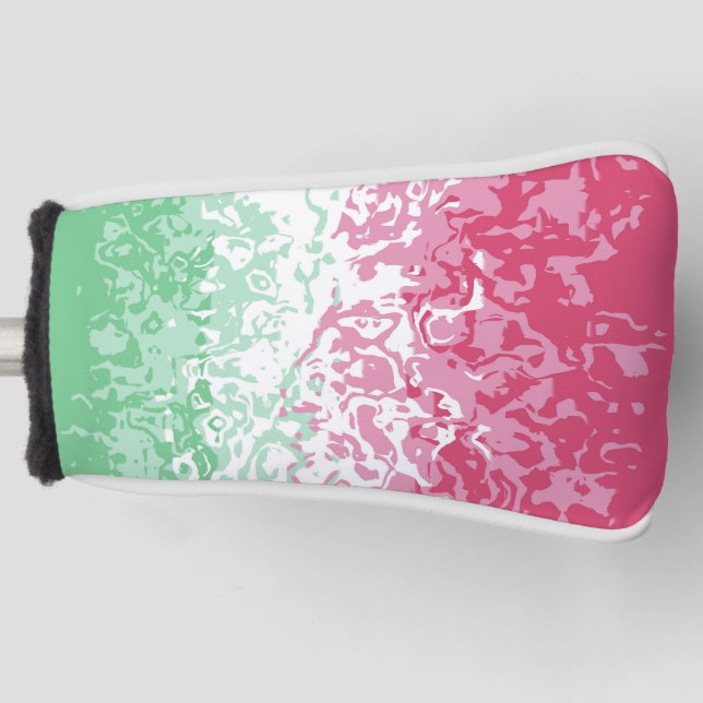 Psychedelic Groovy Abstract Abrosexual Pride Flag Golf Head Cover (Front)