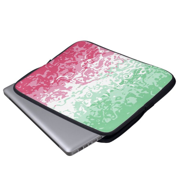 Psychedelic Groovy Abstract Abrosexual Pride Flag Laptop Sleeve (Front Bottom)
