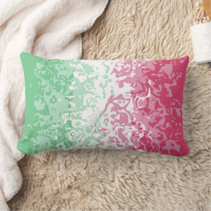 Psychedelic Groovy Abstract Abrosexual Pride Flag Lumbar Cushion