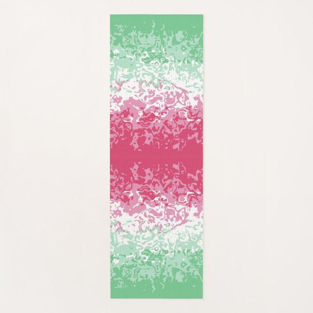Psychedelic Groovy Abstract Abrosexual Pride Flag Yoga Mat (Front)