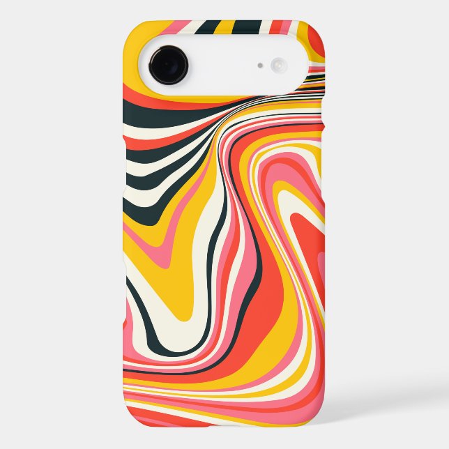 Psychedelic groovy background. Colourful abstract  Case-Mate Samsung Galaxy Case (Back)