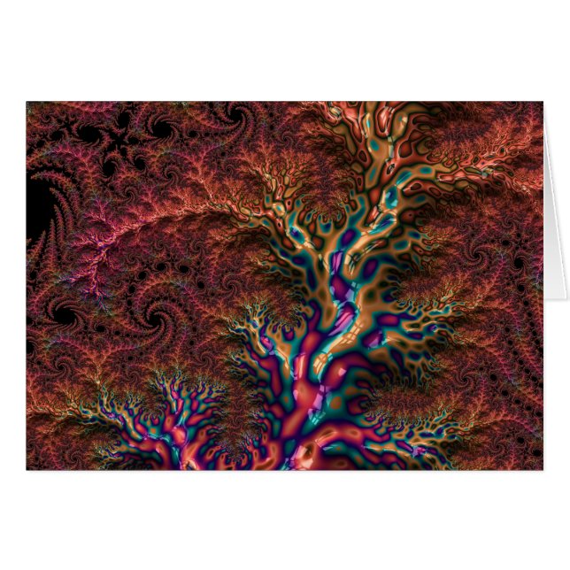 Psychedelic Groovy Trippy Funky Colourful Fractal (Front Horizontal)