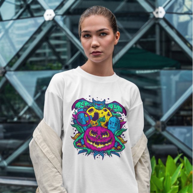 Psychedelic Halloween T-Shirt (Creator Uploaded)