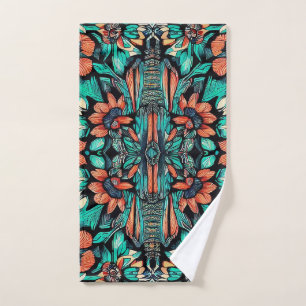 Psychedelic Hawaiian Hand Towel