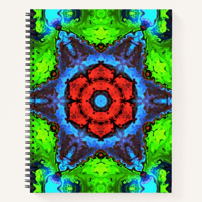 Psychedelic Hippie Notebook (Front)
