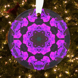 Psychedelic Hippie Ornament