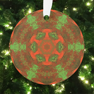 Psychedelic Hippie Ornament