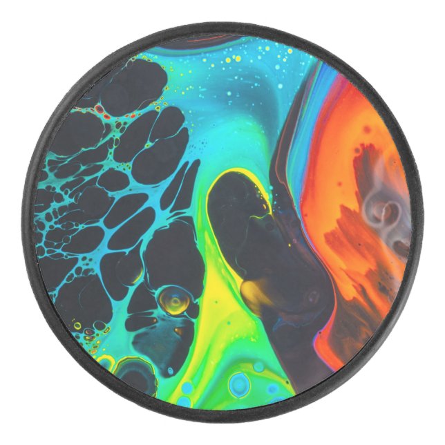 Psychedelic Hockey Puck (Front)