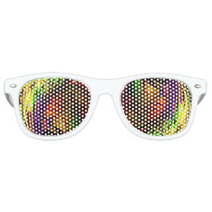 Psychedelic Ice Retro Sunglasses